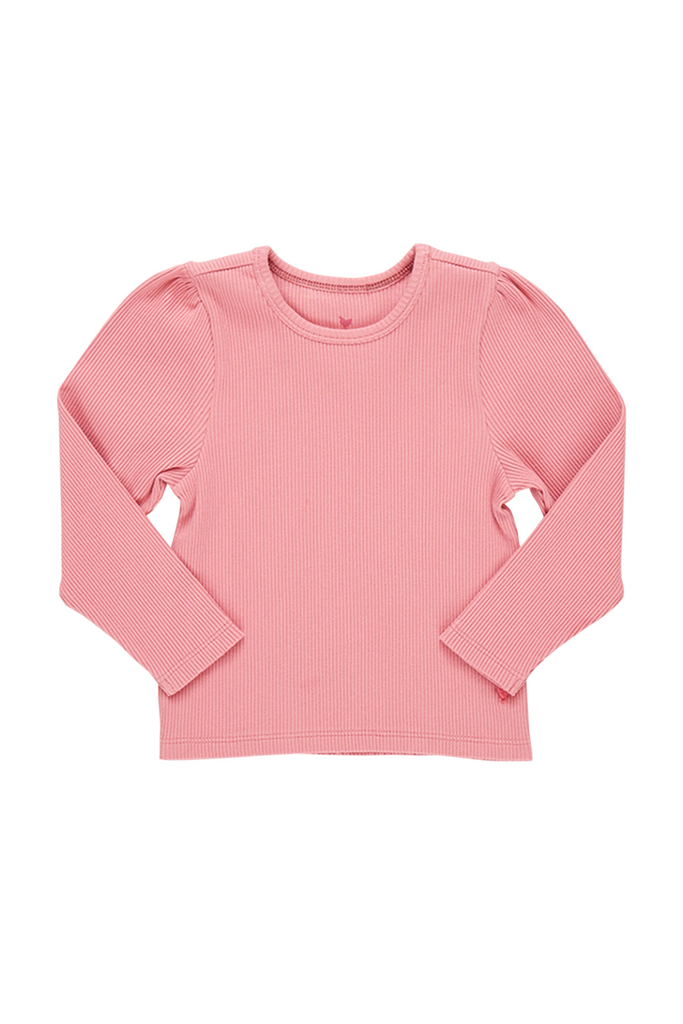 Pink Chicken - Brandied Apricot Organic Camella Rib Top