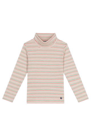 Petit Bateau - Multicolor Striped Turtleneck