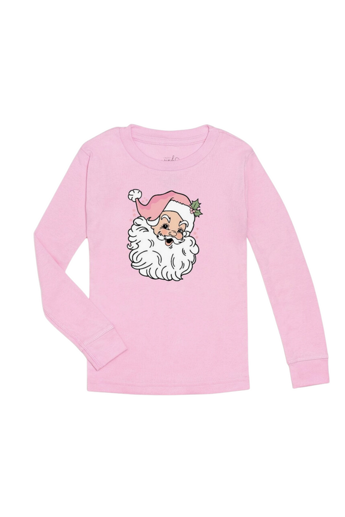 Retro Santa Christmas Long Sleeve Shirt