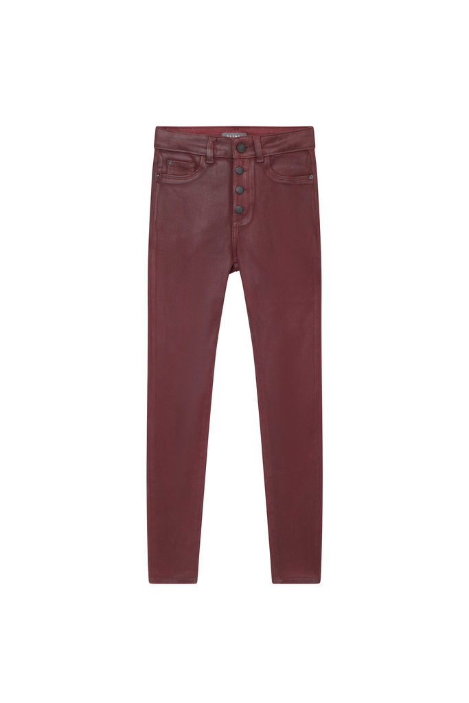 Dl1961 - Chloe Skinny Burgundy Jeans