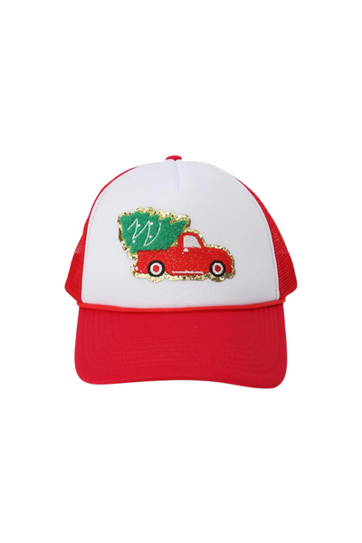 Christmas Tree Truck Hat