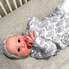 Pink Chicken - Gray Elephant Layette Set in a Nesting Box