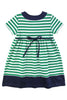 Florence Eiseman - Apples Stripe Knit Waist Dress