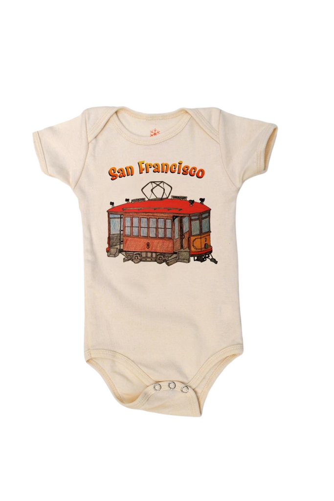 Orangeheat - San Francisco Street Car Organic Onesie