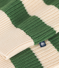 Petit Bateau - Green Striped Sweater