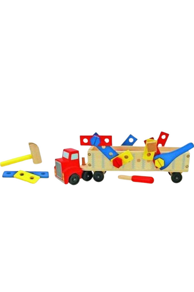 Big Rig Building Truck Play Set