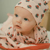 Pink Chicken - Pink Tiny Flower Layette Set in a Nesting Box