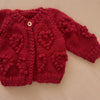 Blueberry Hill - Red Heart Popcorn Cardigan