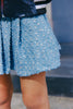 Lola And The Boys - Denim Sparkle Pleated Skirt