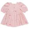 Pink Chicken - Candy Heart Embroidery Brooke Dress