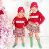 Sweet Wink - "Merry" Patch Christmas Sweatshirt