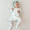 Kyte Baby - Crocodile Zippered Footie