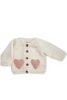 Blueberry Hill - Pink Heart Infant Cardigan