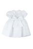 Diamond Smocked Dress - White