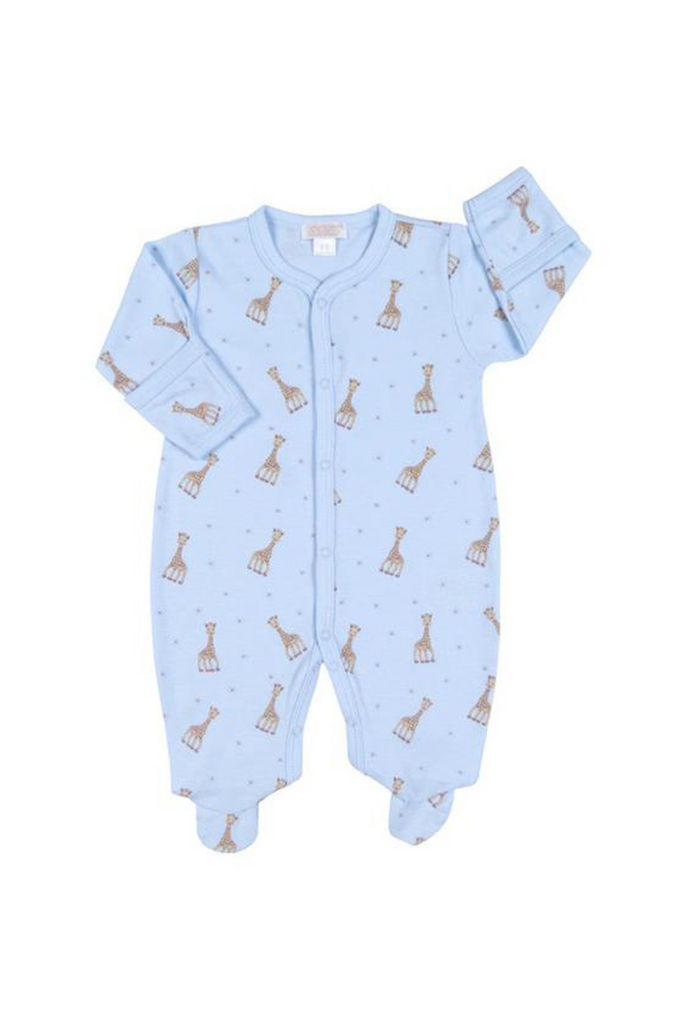 Kissy Kissy - Sophie Giraffe Blue Footie