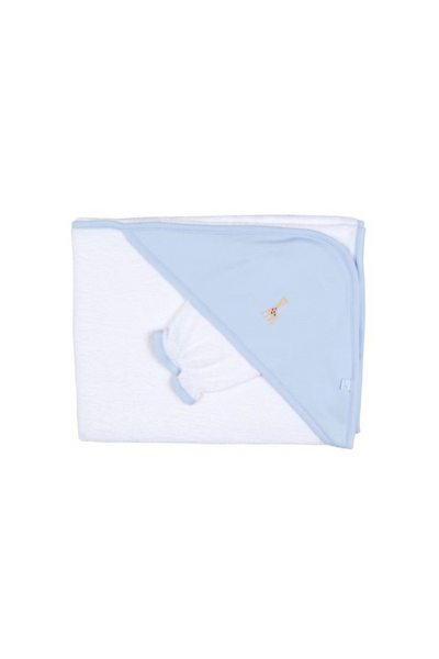 Sophie Girrafe Towel - Blue