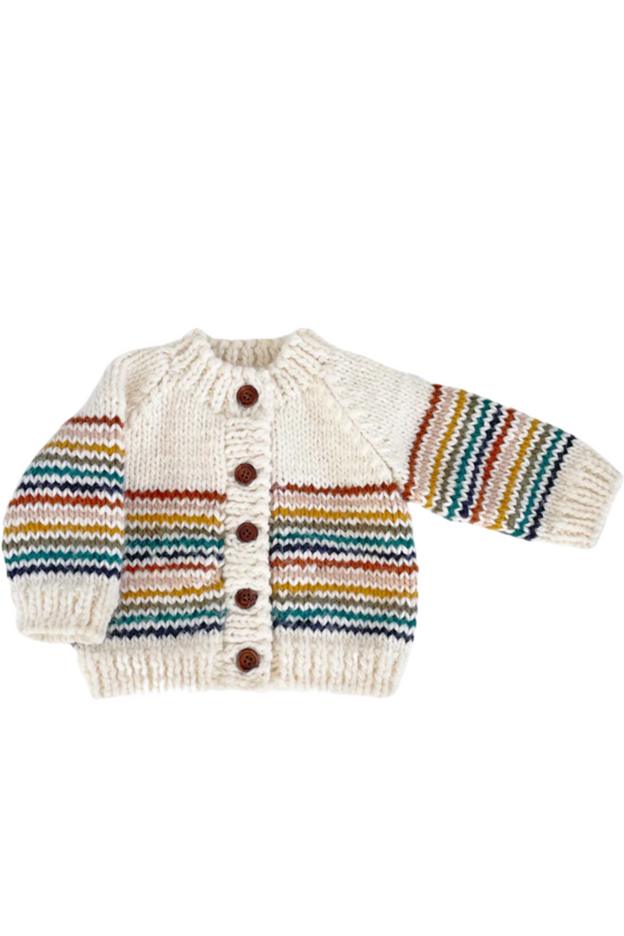 Blueberry Hill - Retro Stripe Cardigan