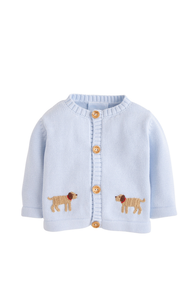 Little English - Blue Lab Crochet Sweater