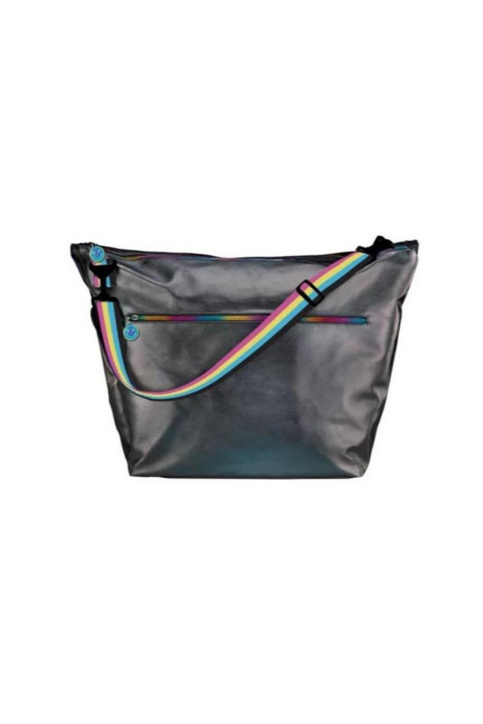 Black Metallic Weekender Bag