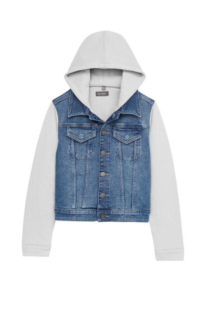 Hooded Manning Jean Jacket - North Sea