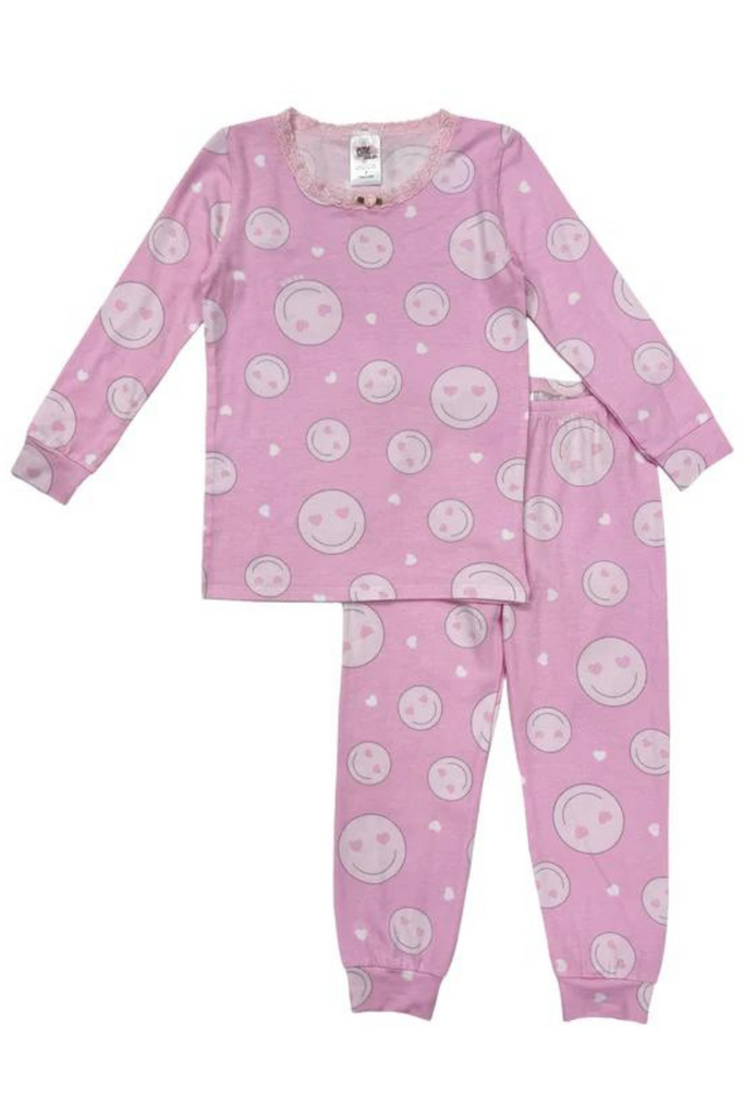 Smiley Heart Pajama Set