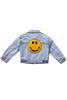 Smile Patched Denim Jacket