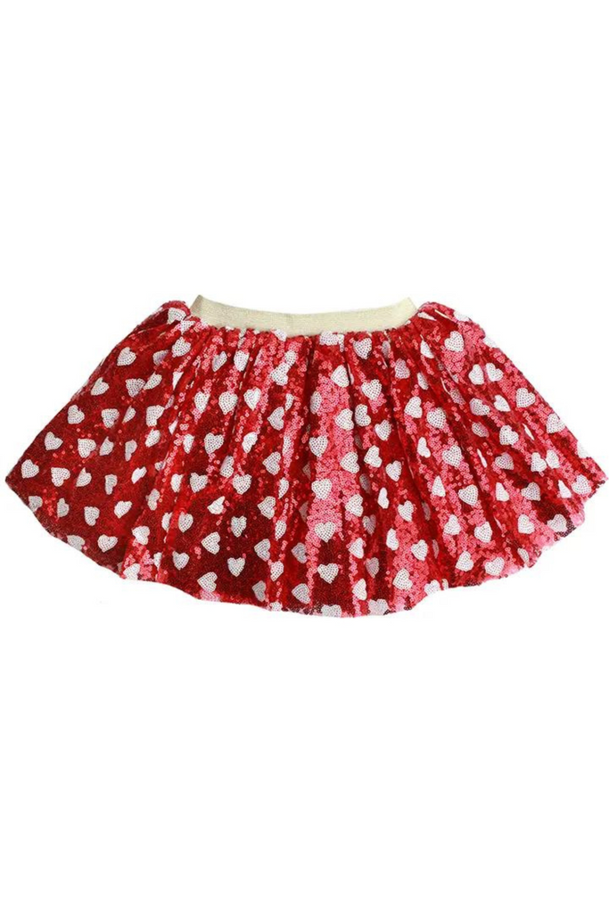 Red Sparkle Hearts Tutu