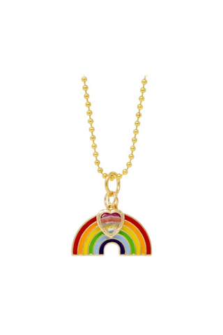 Rainbow Heart Necklace