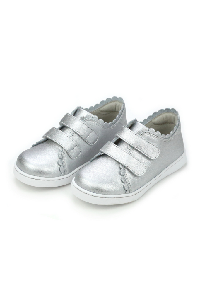 Caroline Scallop Sneaker - Silver