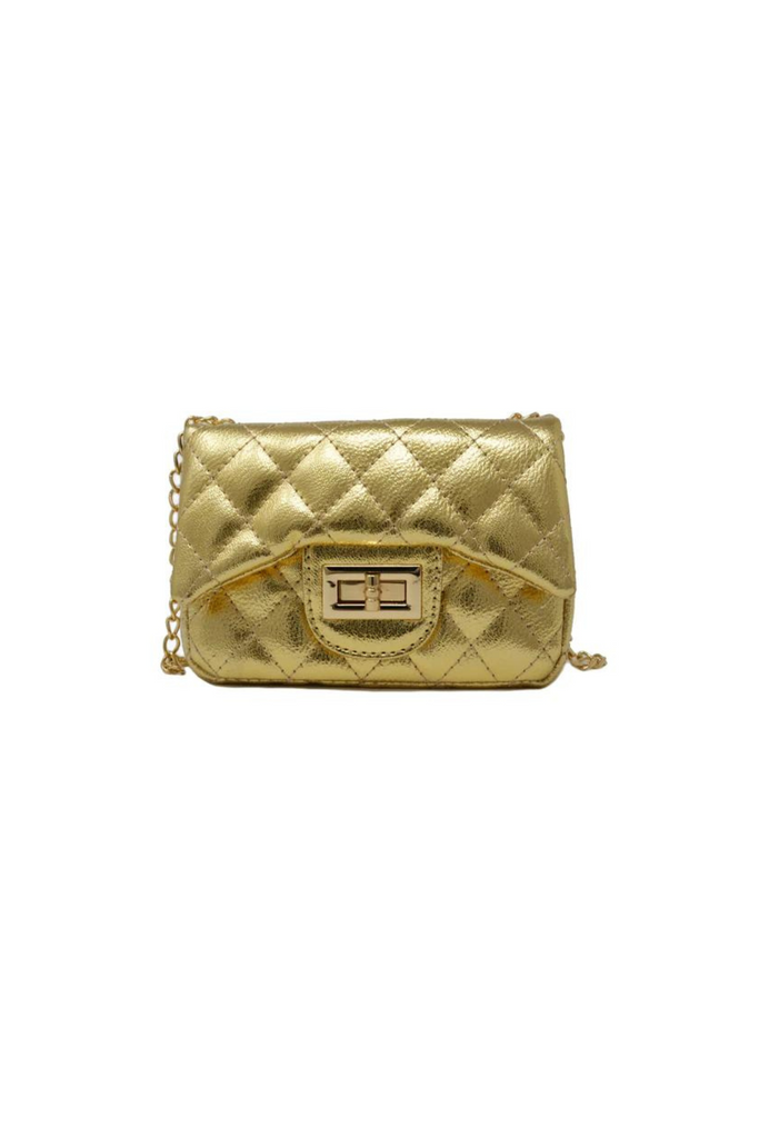 Metallic Classic Mini Purse - Gold