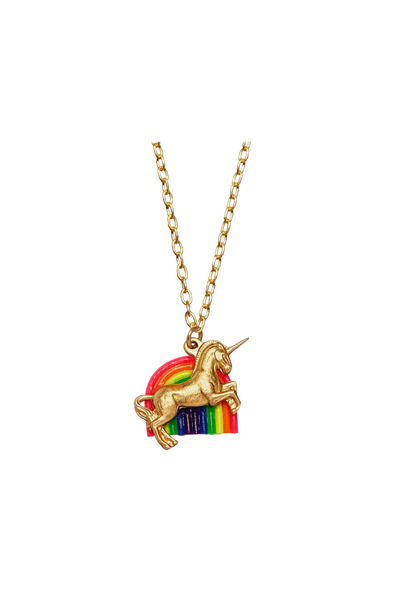 Unicorn and Rainbow Necklace