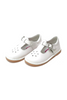 Joy Leather Mary Janes - White