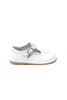 Joy Leather Mary Janes - White