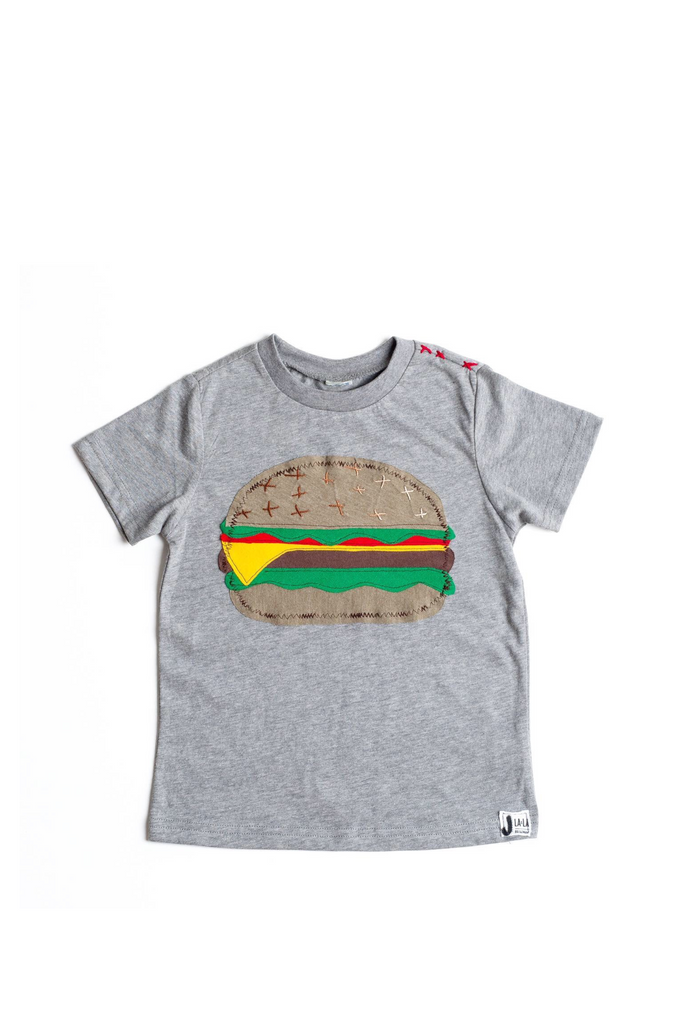 Gray Hamburger Tee